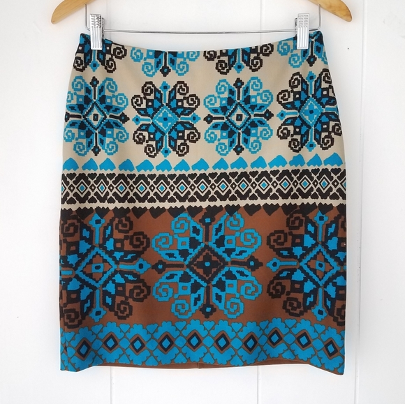 Boston Proper Dresses & Skirts - Muse Boston Proper Colorful Patterned Skirt